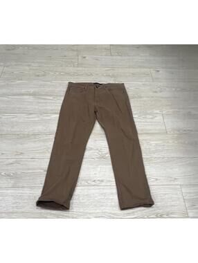 J Brand Men's Brown Solid Cotton Chino Pants SIZE 36X31 $87